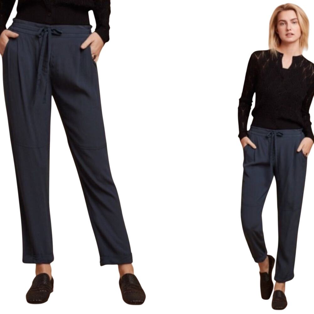 Wilfred Aritzia Marias Paper Bag Dark Gray Pants Women’s Small Quiet Luxury - Picture 2 of 16